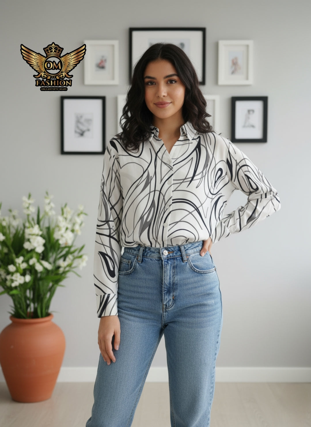 Aesthetic IMP-Printed Shirt For Girls