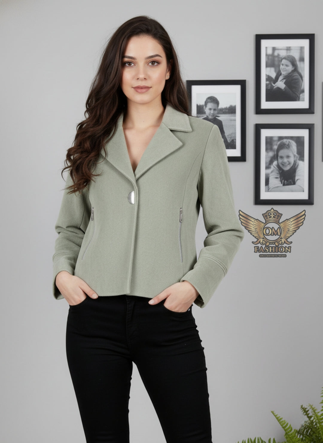 Luxury Aesthetic Short Blazer