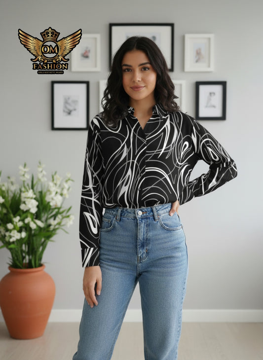 Aesthetic IMP-Printed Shirt For Girls