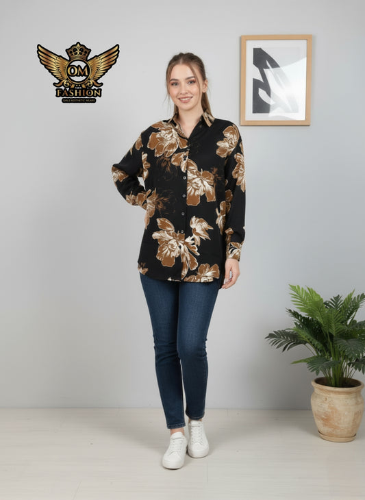Printed Aesthetic Shirt For Girls
